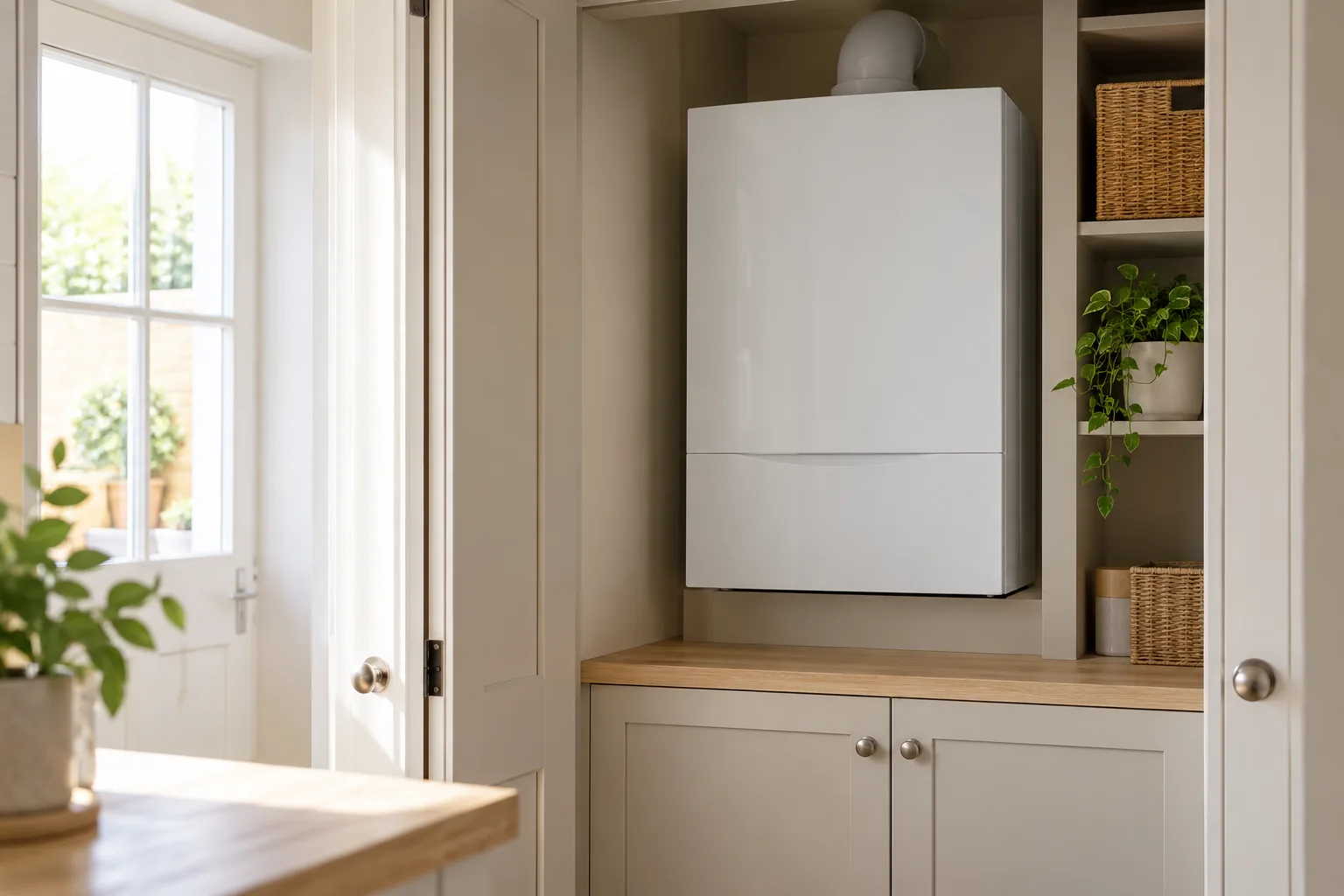 Illustrative closed boiler