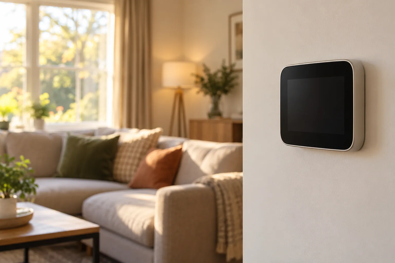 Illustrative room thermostat
